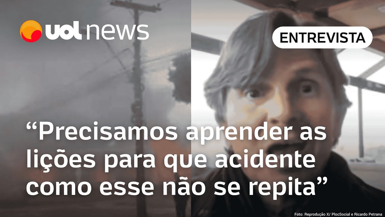 'Precisamos aprender as lições'; especialista debate hipóteses sobre queda de avião em Gramado (RS)
