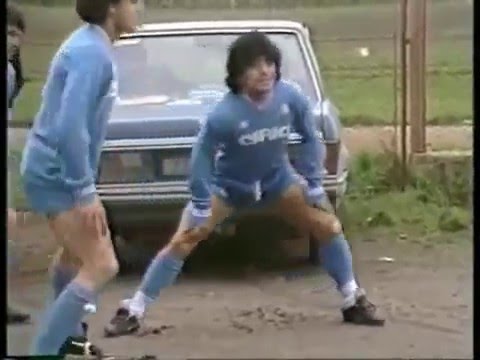 Maradona Spettacolare amichevole ad acerra 1984