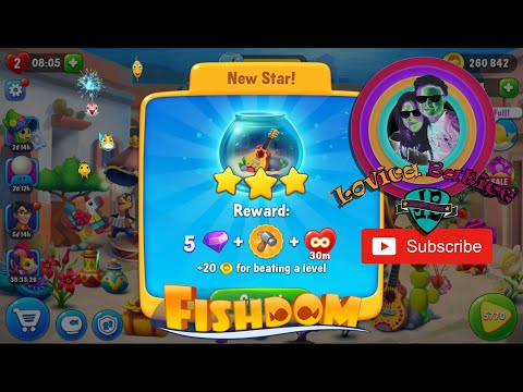 Fishdom Level 5766 - 5770 - Aquarium Mexican Fiesta - World Bon Voyage - Gameplay