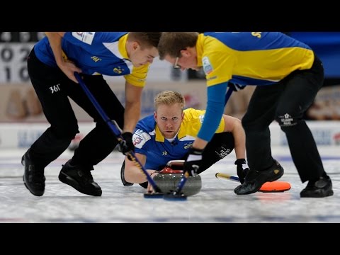 CURLING: SWE-CHN World Men's Chp 2015 - Draw 16 - HIGHLIGHTS