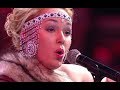Fantastic Inuit throat singing on TV show (Veronica Usholik)