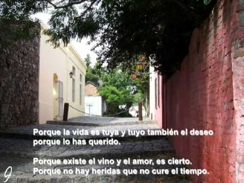 Poema NO TE RINDAS, declamado por nuestro director, René Figueroa