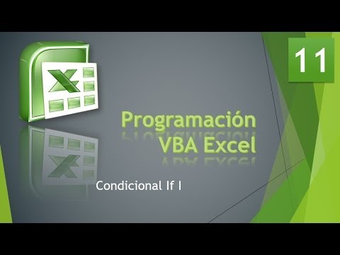 Curso VBA Excel Condicional If I Vídeo 11