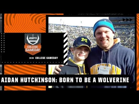 How Aidan Hutchinson followed in his dad’s footsteps | College GameDay