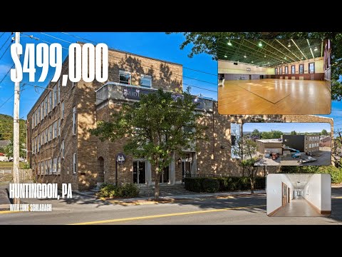 🏢 $499,000 | 15,000± SF Landmark Building in Huntingdon, PA | Endless Possibilities! 💡