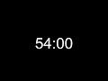 54 Minute Timer Countdown With Black Screen No Audio