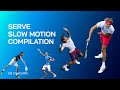 Slow Motion Tennis Serve Compilation | Tennis Serve Technique