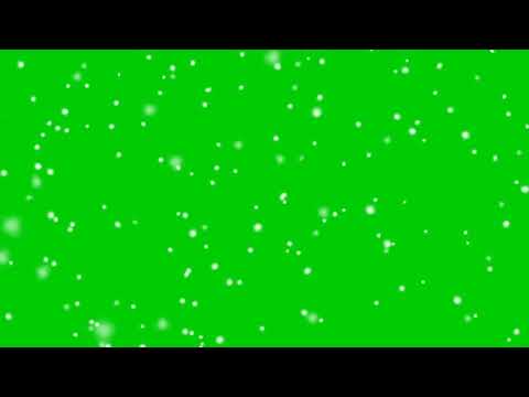Snow fall green screen