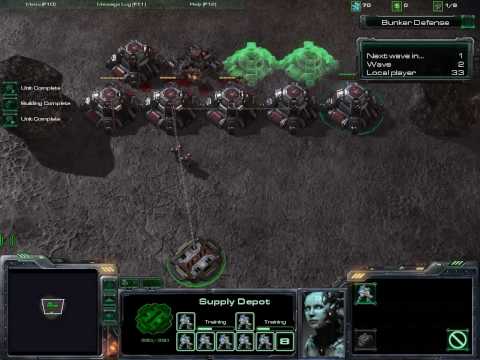 Starcraft 2 Bunker Defense Alpha Testing