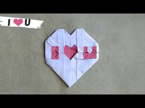 Tutorial Cara Membuat Origami Hati Dengan I Love U Kaskus