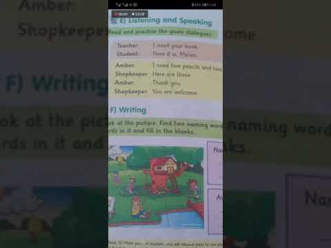 Afaq Iqbal Series New English Class 1 Page No 32