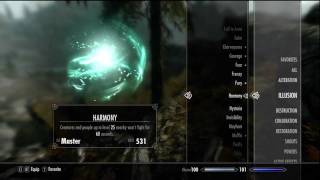 Skyrim - Harmony - Master Illusion Magic Spell