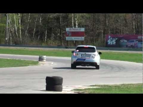 Tomasz Różak - Subaru Impreza STi - SuperOES IV Runda Tor Kielce 28-04-2012