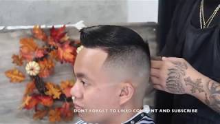 BARBER TUTORIAL BALD FADE COMBOVER ON ASIAN HAIR