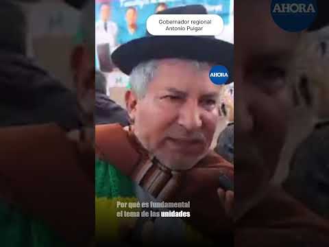 🌐 Antonio Pulgar, gobernador regional de Huánuco