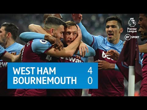 West Ham vs Bournemouth (4-0) | Premier League Highlights