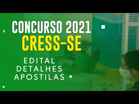 CONCURSO CRESS-SE 2021 - Edital e Apostilas para o Conselho de Serviço Social
