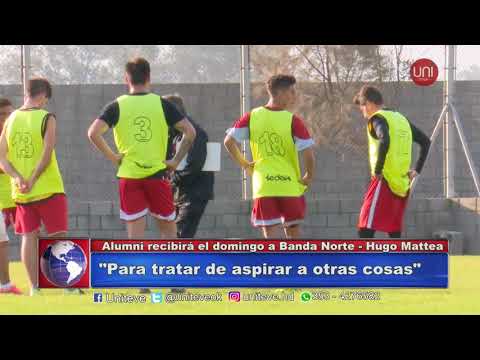 Mattea espera un partido clave para Alumni