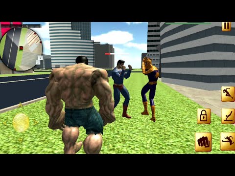 Spider Hero Monster Final City Robotic Battle | Hulk Spiderman Superman Escape - Android GamePlay