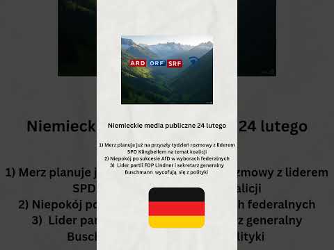 NIEMIECKIE MEDIA PUBLICZNE 24 lutego