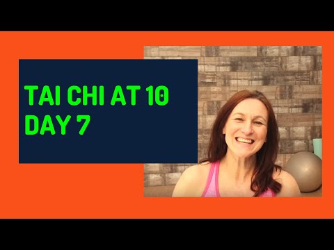 TAI CHI AT 10am (UK TIME) - DAY 7 (Thursday 26th March 2020)