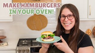 Baked Hamburgers in the oven - easy dinner recipe!