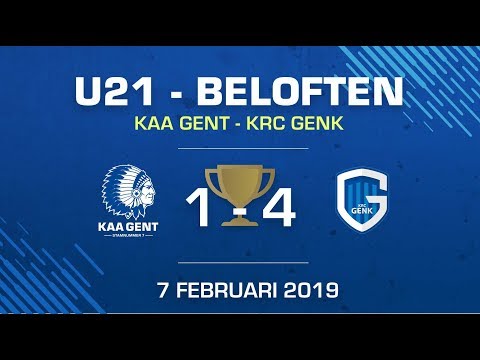 U21: KAA GENT-KRC Genk: 1-4 (Beker)
