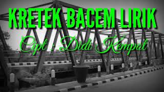 Download lagu KRETEG BACEM LIRIK Voc Yudith nur mp3