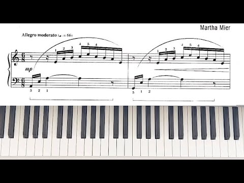 ЛУЧШЕЕ ИЗ РЕПЕРТУАРА ДЛЯ ПИАНИНО - Baroque Expression Martha Mier (piano sheet music tutorial)
