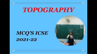 MCQ Geography | Interpretation of Topographical maps |Part 1| Semester 1#MCQ #Geography#ICSE