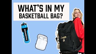 WHAT'S IN MY BASKETBALL BAG? LUC D1 athlete 2023