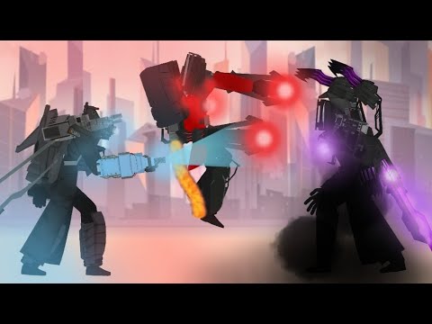 What if Titan Cameraman, Titan Speaker, Titan TV fought? part 1