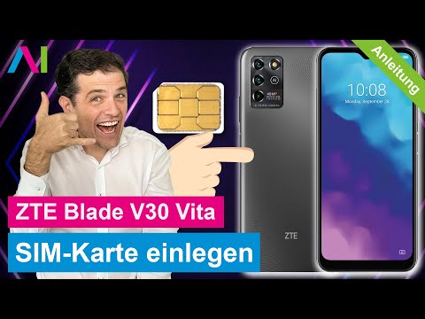 ZTE Blade V30 Vita - Insert SIM card / Open SIM card tray • 🂠 • 📲 • 📡 • Instructions | Tutorial