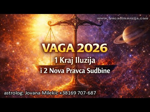 VAGA 2026: 1 Kraj Iluzija i 2 Nova Pravca Sudbine!