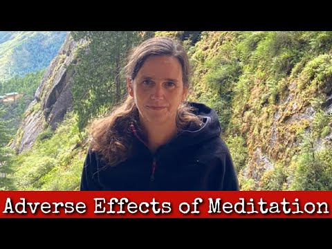 Ep183: Adverse Effects of Meditation - Dr Caroline Van Damme