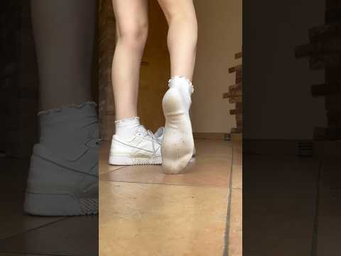 Hey 👋✨ #white #socks #feet #socksaddict