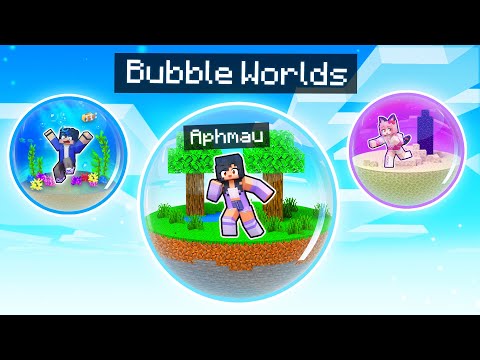 Aphmau - We're STUCK Inside GIANT BUBBLES In Minecraft!