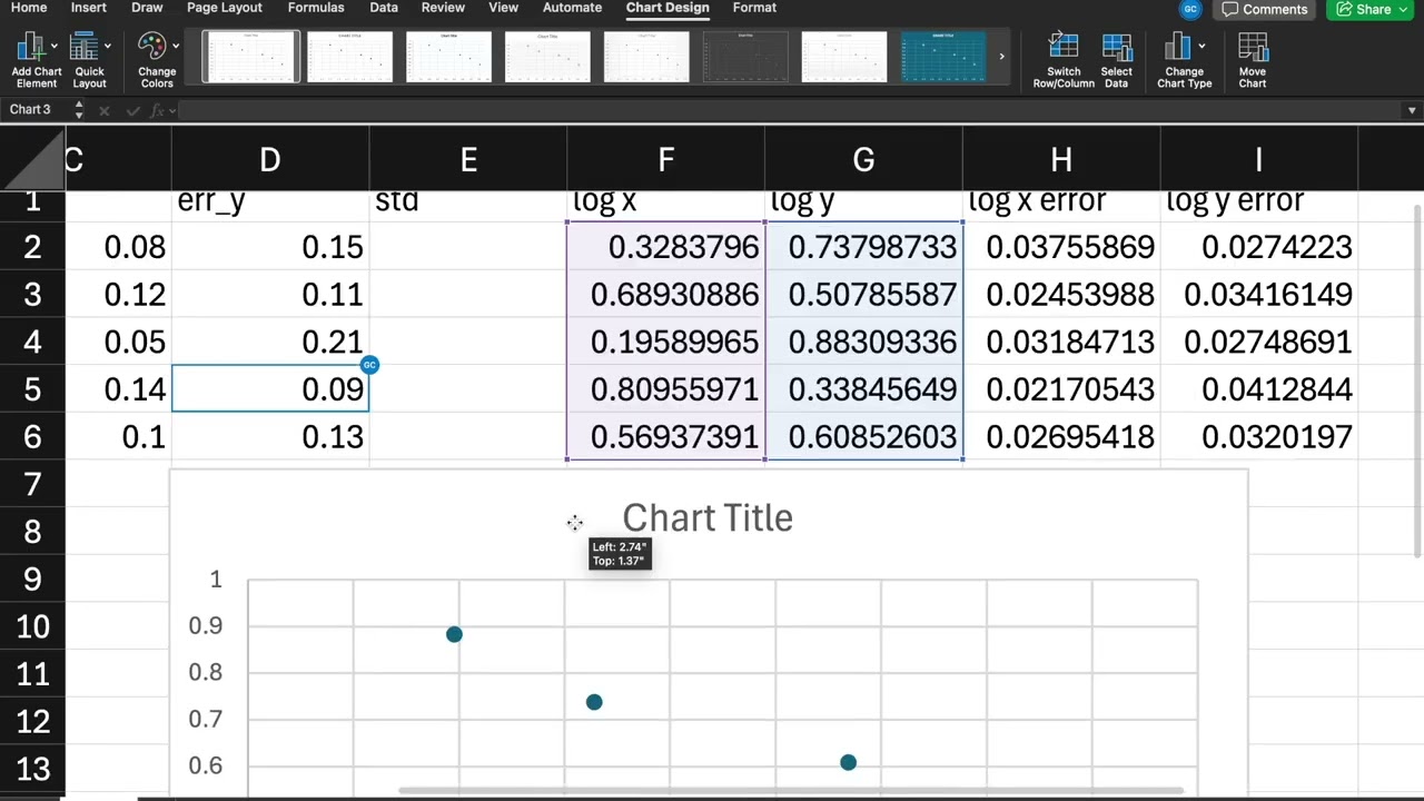 Lab 3 Workbook Excel Tutorial