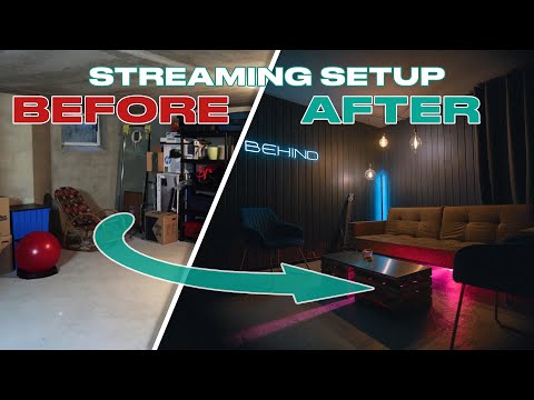 Wir bauen ein STREAMING-STUDIO in unser KELLER 🔥 | BEHIND V-LOG 1