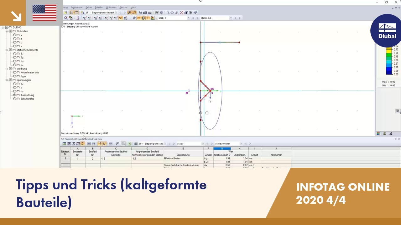 Tipps und Tricks (kaltgeformte Bauteile) | RFEM | Infotag Online | 15.12.2020 | 4/4