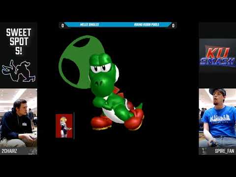 Sweet Spot 5 SSBM - 2Chairz (Sheik) Vs. Spire_Fan (Yoshi) - Round Robin Pools