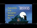 The Aristocats UK DVD Menu Walkthrough 2001