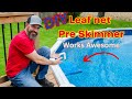 How to make leaf net skimmer (works Awesome)