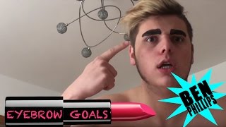 Ben Phillips | Eyebrow Goals PRANK!!! - Elvis is alive! I've got slugs on me!