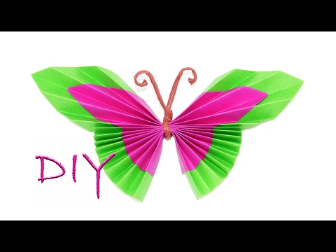 Folding butterflies - Paper crafts - DIY