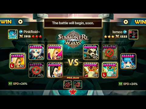 SWC2021 EUROPE CUP FINAL! PinkRoid vs Ismoo (BO5) - Summoners War