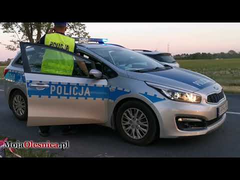 Oleśnica-Bierutów - śmiertelne potrącenie rowerzystki