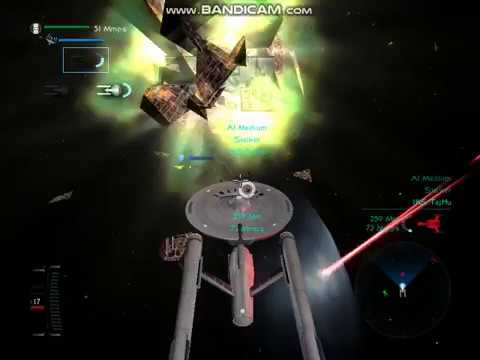 Constitution Class Armada vs Romulans and Klingons