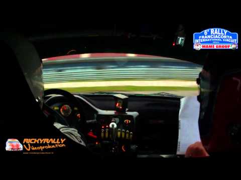 CAMERA CAR LONGHIN   BUSATTO 6° RALLY FRANCIACORTA CIRCUIT 2014   P S  C ANTIORARIO