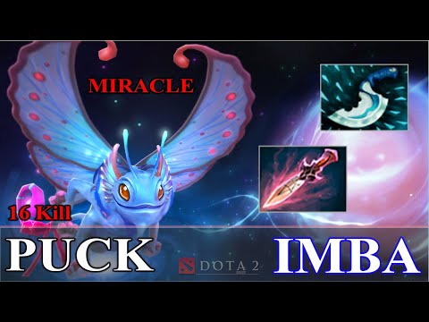MIRACLE [Puck] Very Annoying Hero Space Created Dota 2 - How to Play Puck Support Properly on 7.28b